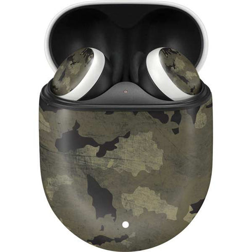 Wood Camo Camouflage Google Pixel Buds Skin